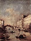 Francesco Guardi Canvas Paintings - Rio dei Mendicanti